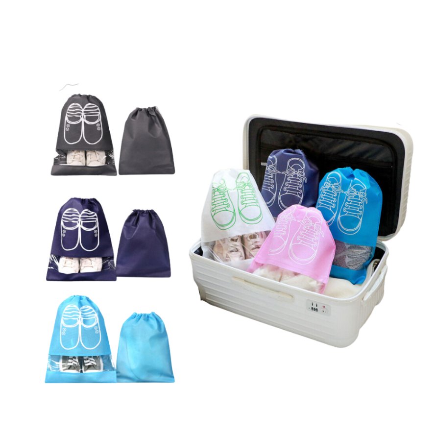 กระเป๋ารองเท้า ใส่ได้กับรองเท้าไซค์ 45 จัดระเบียบพับได้