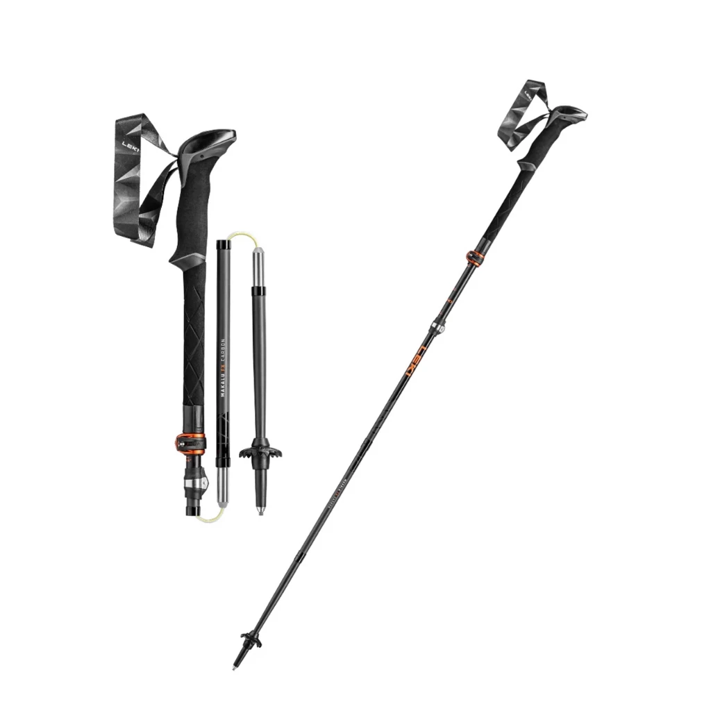 ไม้เท้าเดินป่า Leki Makalu FX Carbon / Black-Orange